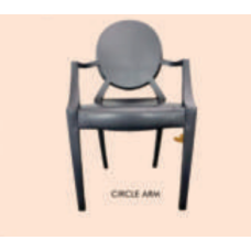 Eleganza Circle Arm Plastic Chair