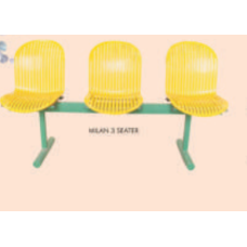 Eleganza Milan 3 seaters Plastic Chair