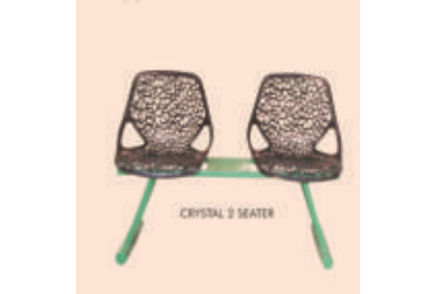 Eleganza Crystal 2 Seaters Chair