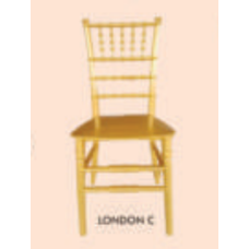 Eleganza London C Glass FIber Chair - Gold and Silver