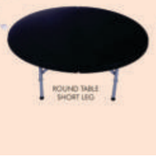 Eleganza  Round Table Short Leg