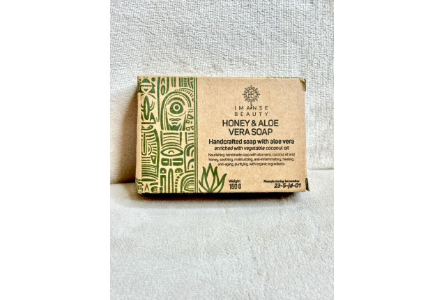 Imanse Beauty Honey and Aloe Vera Soap - 150g