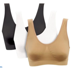 3pack wireless bra for women