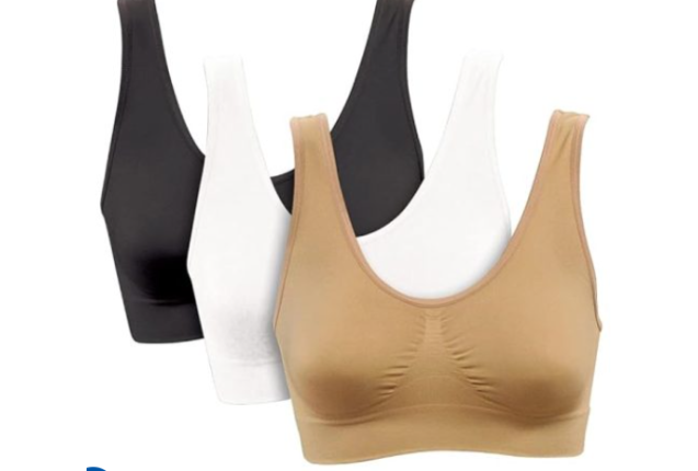 3pack wireless bra for women