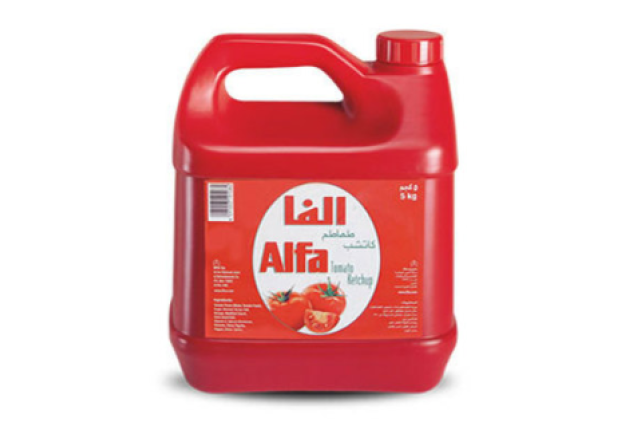 alfa ketchup. 2lrts X 4 -price/carton