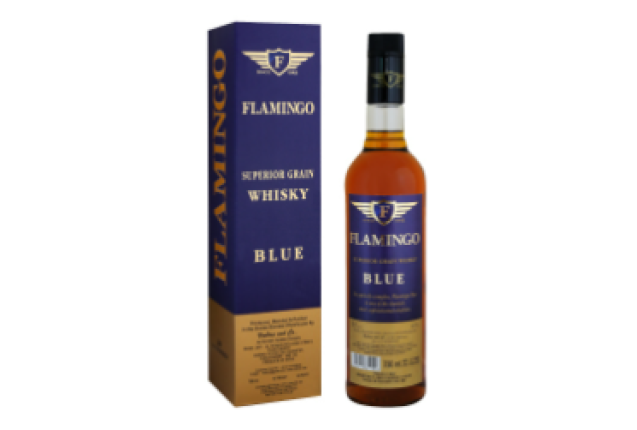 Flamingo Superior Grain Whisky Blue 750ml - 42.8%V/V x 12