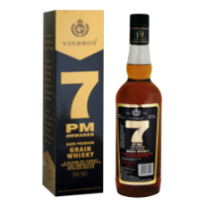 Vinbros 7 pm Onwards Rare Premium Grain Whisky 750ml - 42.8%V/V x 12