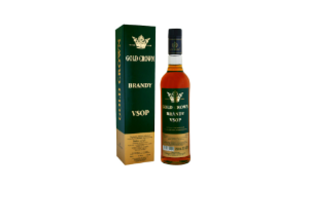 Gold Crown Brandy VSOP 750ml - 42.8%V/V x 12