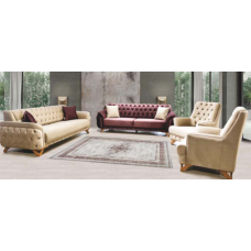 CHESTER 10 LIVING ROOM SET - 2 Three-seater sofa + 2 Armchairs