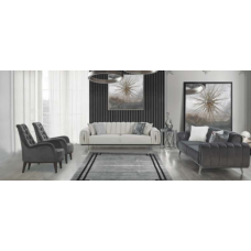 CHESTER 12 LIVING ROOM SET - 2 Three-seater sofa + 2 Armchairs