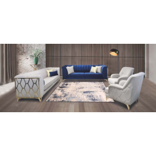 CHESTER 16 LIVING ROOM SET - 2 Three-seater sofa + 1 Armchairs