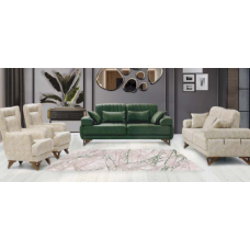 KELEBEK 01 LIVING ROOM SET - 2 Three-Seat Sofas + 2 Armchairs