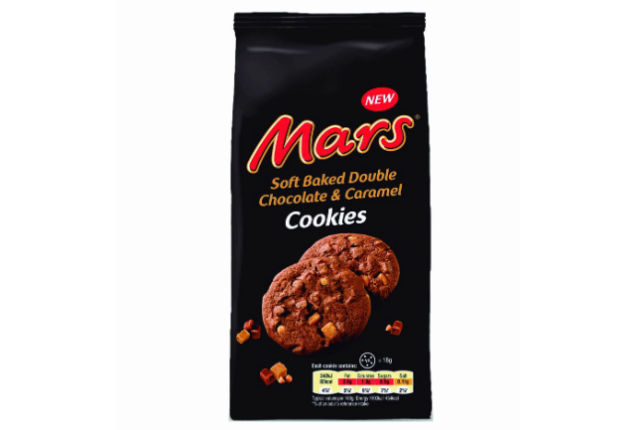 Mars Cookies Double Chocolate & Caramel 162G x 8