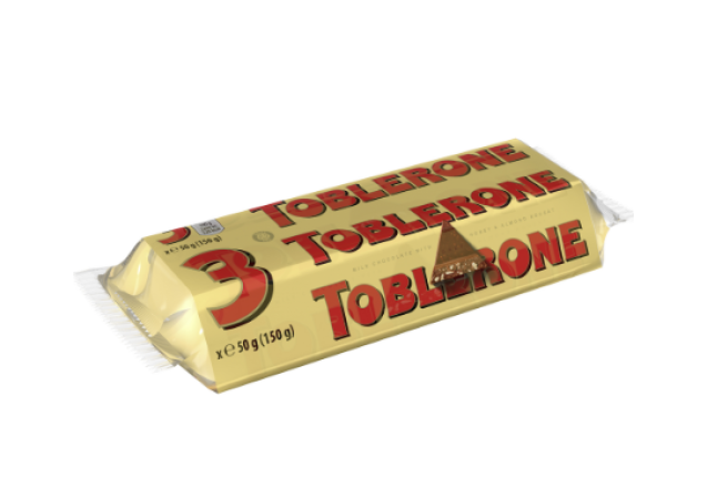 Toblerone Lait 3X50G x 25