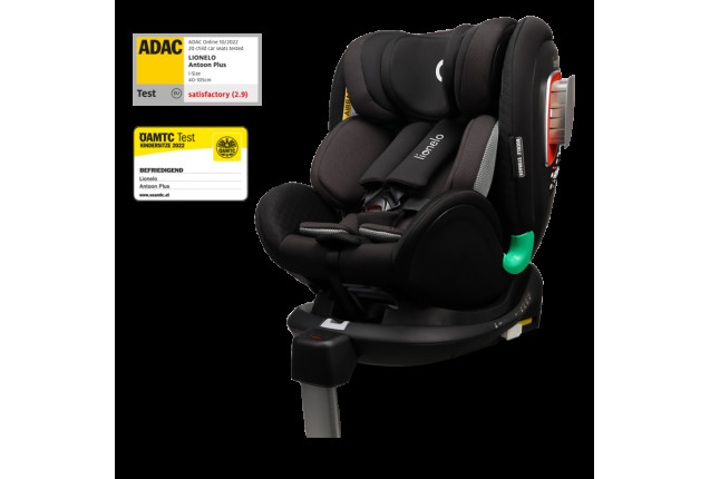 LIONELO CAR SEAT - ANTOON PLUS BLACK ONYX