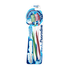 FLUORODINE TOOTHBRUSH, Ultra active Twin