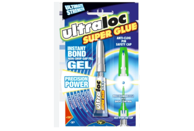 ULTRALOC, Super Glue Gel -3X24