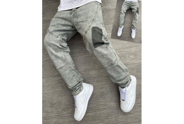 Distressed Green Jeans -price/dzn x 10