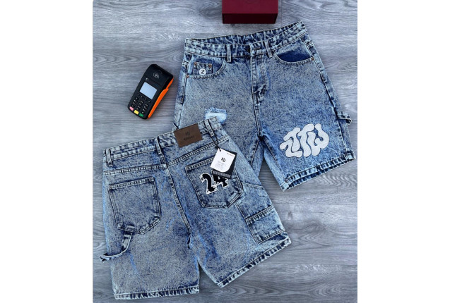 High quality jeans short -price/pack x 10