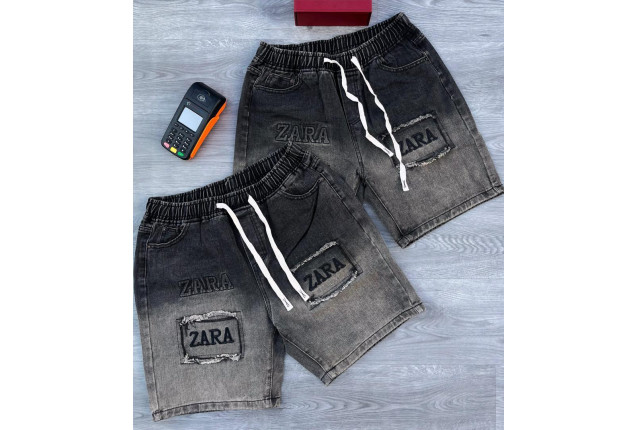 Zara Black Denim Shorts x 10