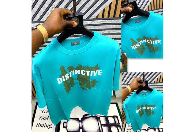 Distinctive Turquoise Tee -price/dzn x 10