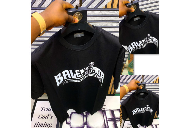 Balenciaga Black Tee -price/dzn x 10