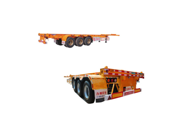 3 AXLE FLATBED CONTAINER TRAILER