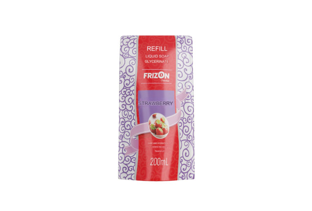 Frizon Strawberry Bathing Liquid Soap - 0.2L x 36