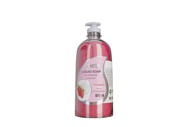 Frizon Strawberry Bathing Liquid Soap - 0.5L x 36