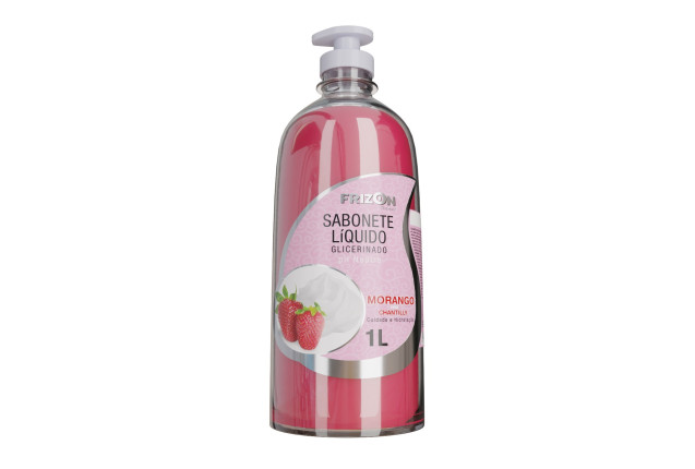 Frizon Strawberry Bathing Liquid Soap - 1L x 30