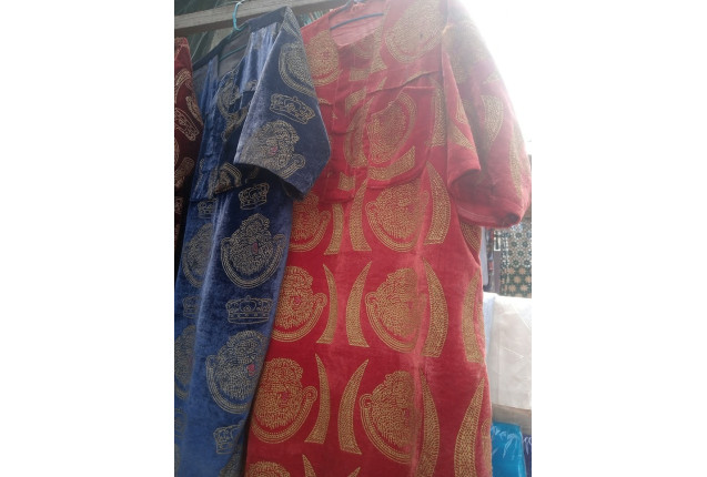 IsiAgu-clothes sample price/yard