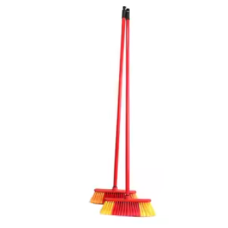 Broom with Pvc coated wooden handle