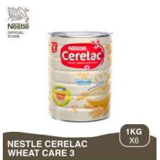 Cerelac Wheat Care 3 Tin NG - 1kg x 6