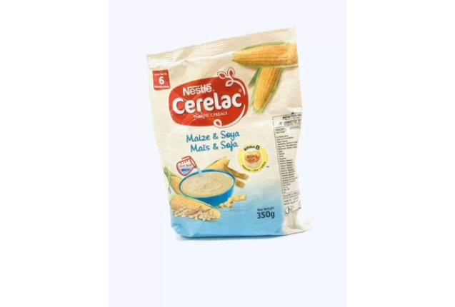 Cerelac Maize and Soya Sachet - 350g x 12