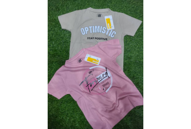 Kids Boys OPTIMISTIC STAY POSITIVE T-Shirt