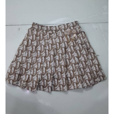 Baby Girl Classic Skirt - Brown