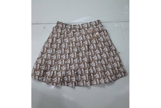 Baby Girl Classic Skirt - Brown