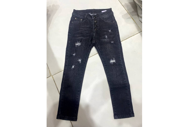 Kids Trendy Black Jeans