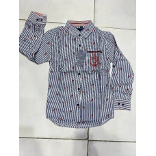 Kids Long-sleeved Button-up Shirt