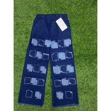 Patchwork Denim Pants