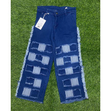 Patchwork Denim Jeans