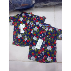 Vibrant Floral Kids' Shirts. -price/dozen x 10