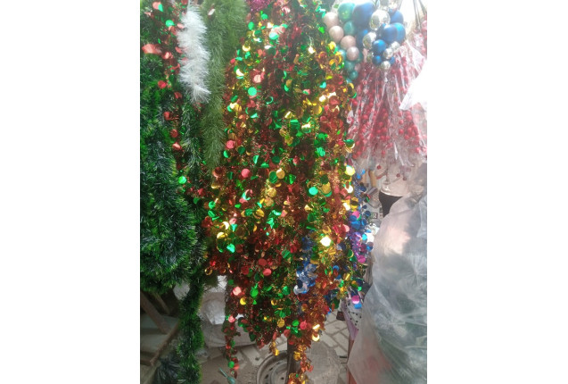 Festive Christmas Tree with Colorful Ornaments