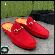 Red Gucci Loafers