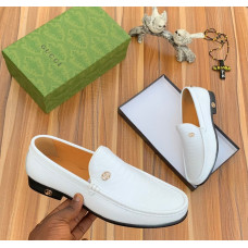 White Leather Loafer