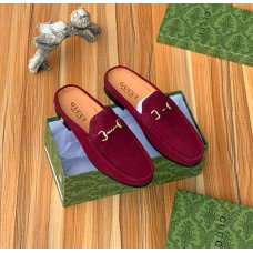 Red Velvet Gucci Loafer