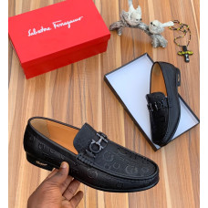 “Ferragamo Logo Loafers