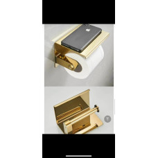 Gold toilet paper holder x 100