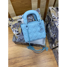 Dior ‘Lady Dior’ bag -light blue