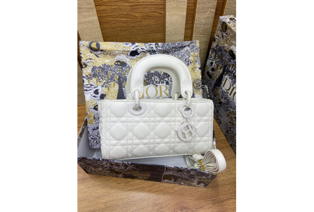 Lady Dior Handbag -white